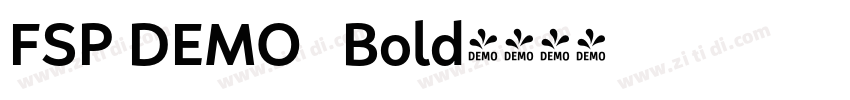 FSP DEMO   Bold字体转换